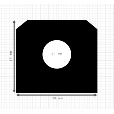 Luikenpakking | EPDM | 50 x 45 mm